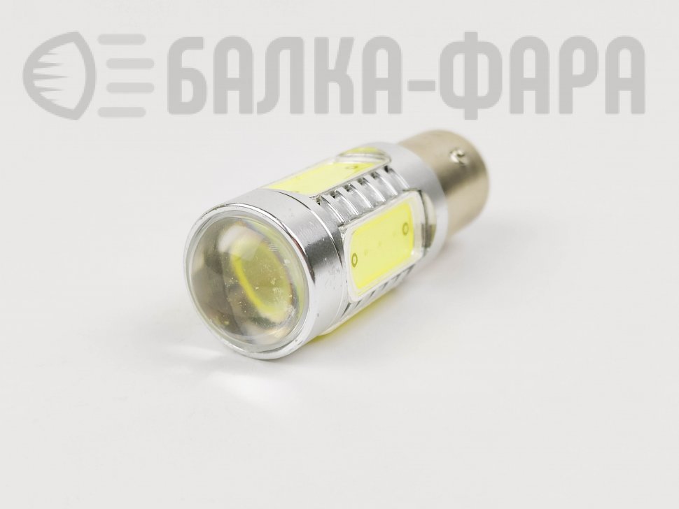 Лампа 12-T25 21/5w (1157) HP7.5W светод двухконт белая /481/