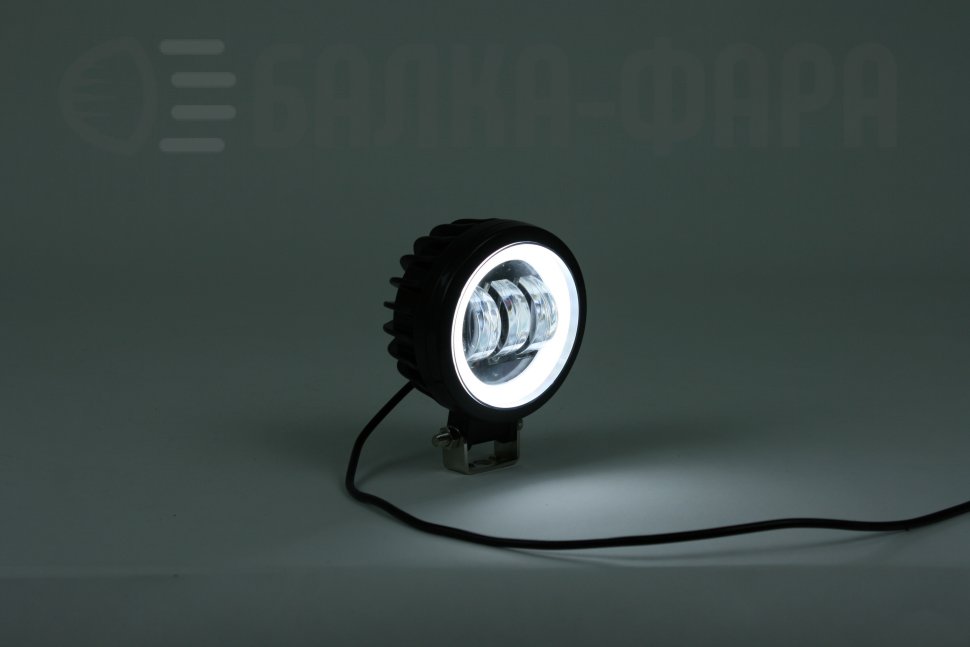 Фара светодиодная, для дорог, с ДХО, 35 Ватт