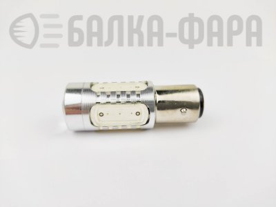 Лампа 12-T25 21/5w (1157) HP7.5W светод двухконт янтарна /423/