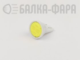 Лампа светод  t-10 б/ц 12v cob поверхностный диод /662/
